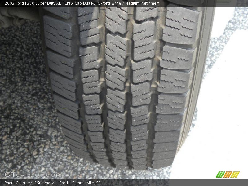 Oxford White / Medium Parchment 2003 Ford F350 Super Duty XLT Crew Cab Dually