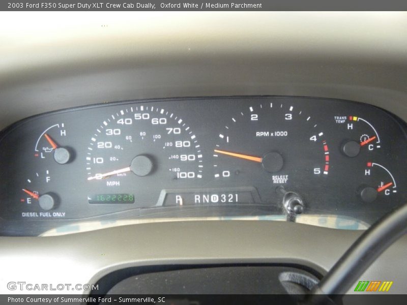  2003 F350 Super Duty XLT Crew Cab Dually XLT Crew Cab Dually Gauges