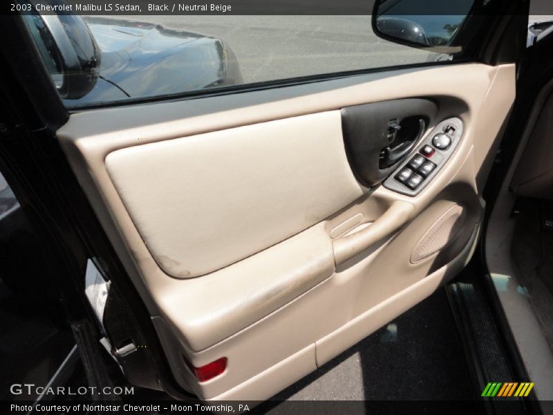 Black / Neutral Beige 2003 Chevrolet Malibu LS Sedan