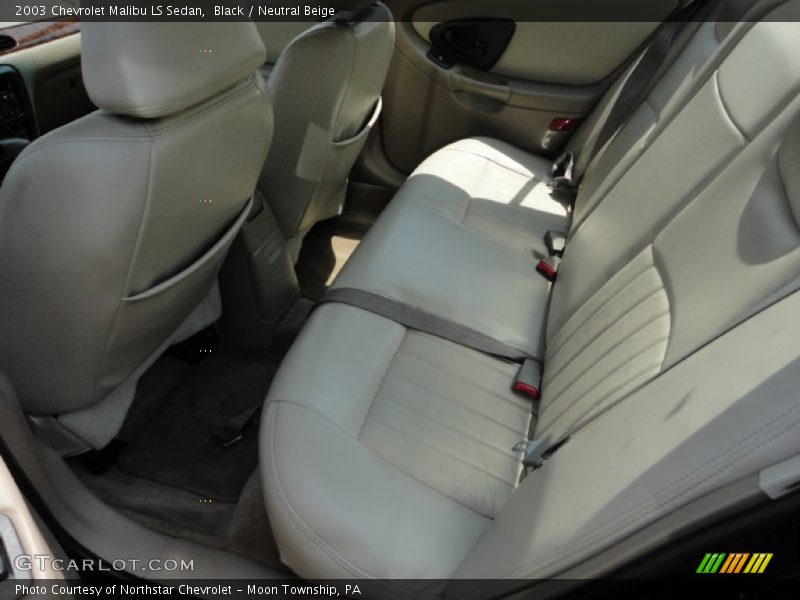 Black / Neutral Beige 2003 Chevrolet Malibu LS Sedan