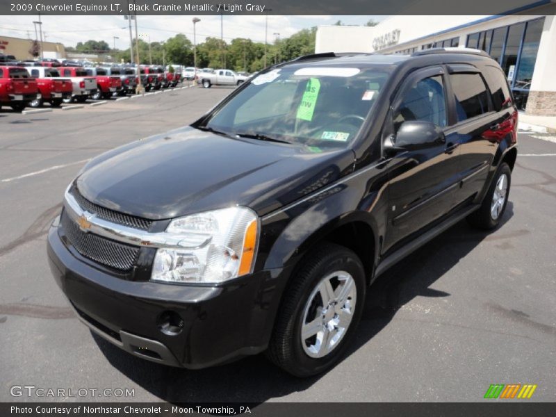 Black Granite Metallic / Light Gray 2009 Chevrolet Equinox LT