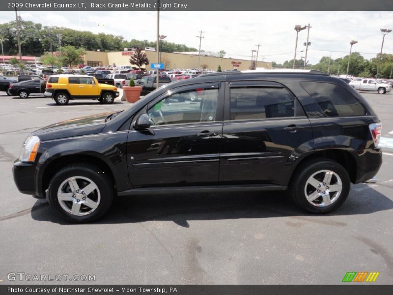 Black Granite Metallic / Light Gray 2009 Chevrolet Equinox LT