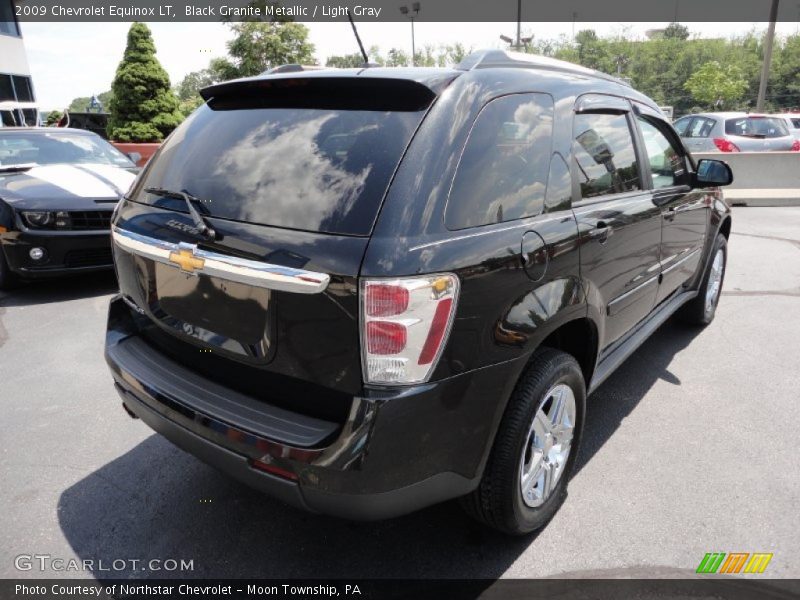 Black Granite Metallic / Light Gray 2009 Chevrolet Equinox LT