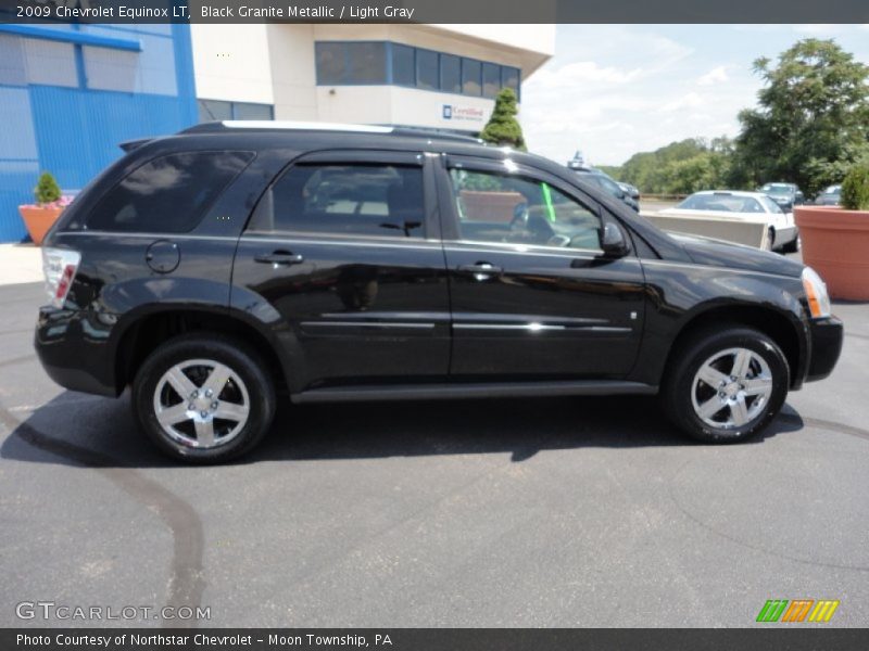 Black Granite Metallic / Light Gray 2009 Chevrolet Equinox LT