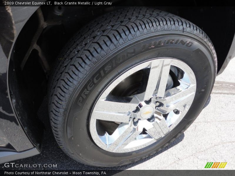 Black Granite Metallic / Light Gray 2009 Chevrolet Equinox LT