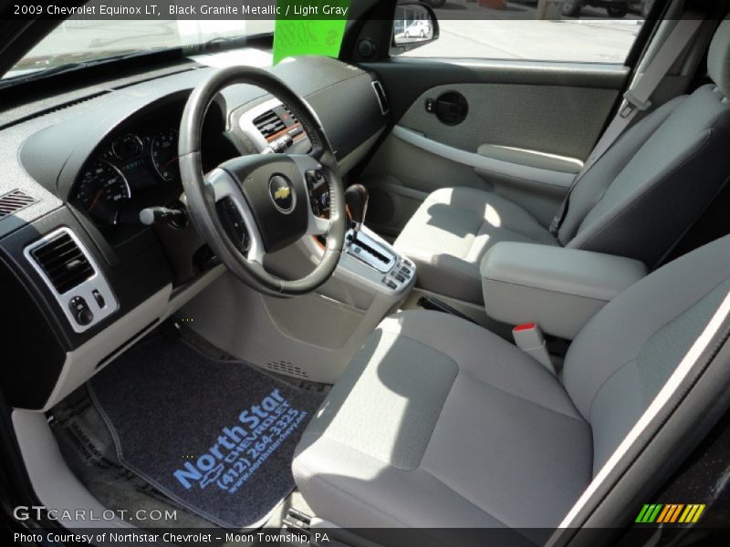 Black Granite Metallic / Light Gray 2009 Chevrolet Equinox LT