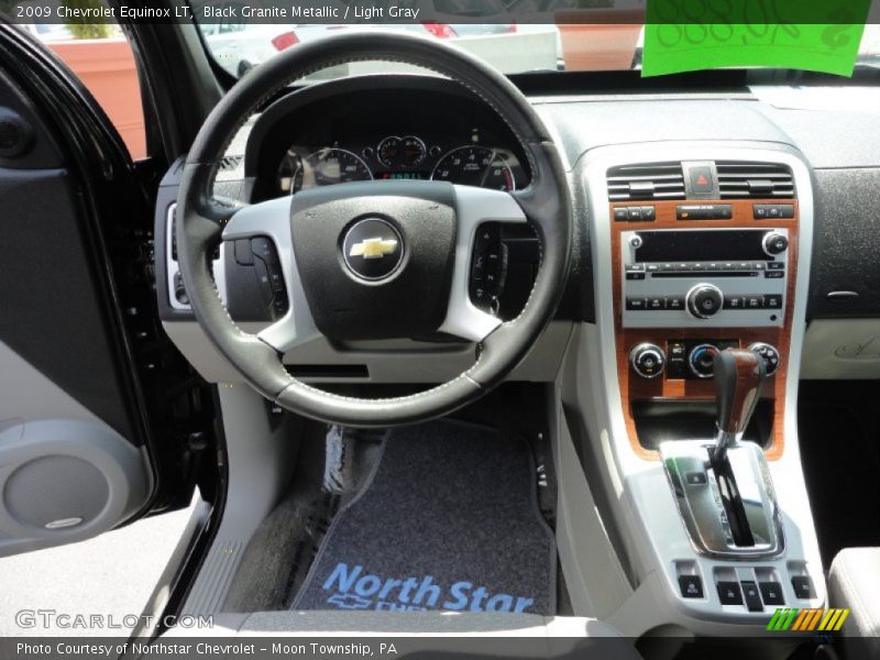 Black Granite Metallic / Light Gray 2009 Chevrolet Equinox LT
