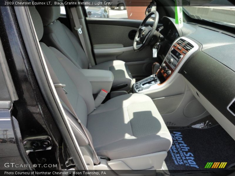 Black Granite Metallic / Light Gray 2009 Chevrolet Equinox LT