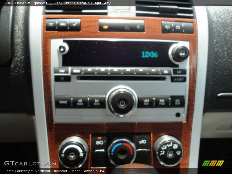 Black Granite Metallic / Light Gray 2009 Chevrolet Equinox LT