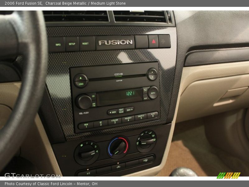 Charcoal Beige Metallic / Medium Light Stone 2006 Ford Fusion SE