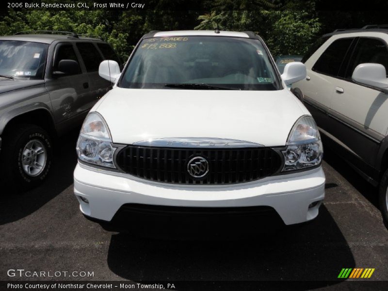 Frost White / Gray 2006 Buick Rendezvous CXL