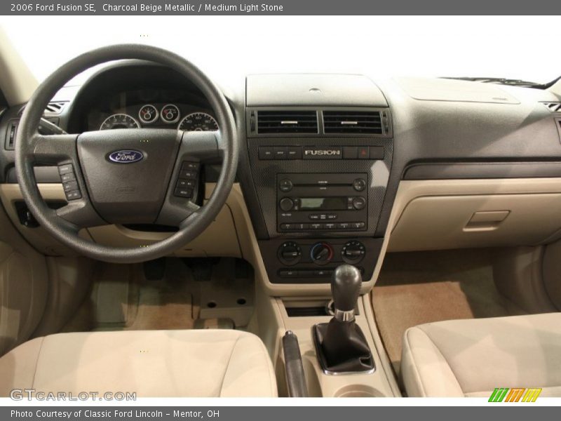 Charcoal Beige Metallic / Medium Light Stone 2006 Ford Fusion SE