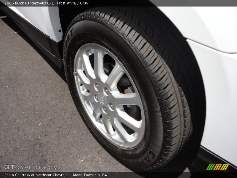 Frost White / Gray 2006 Buick Rendezvous CXL