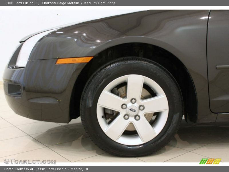 Charcoal Beige Metallic / Medium Light Stone 2006 Ford Fusion SE