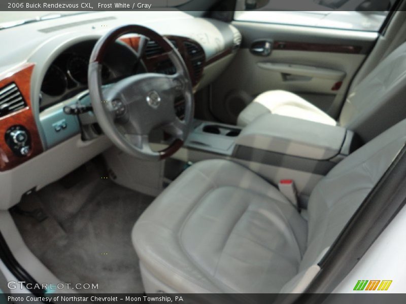 Frost White / Gray 2006 Buick Rendezvous CXL