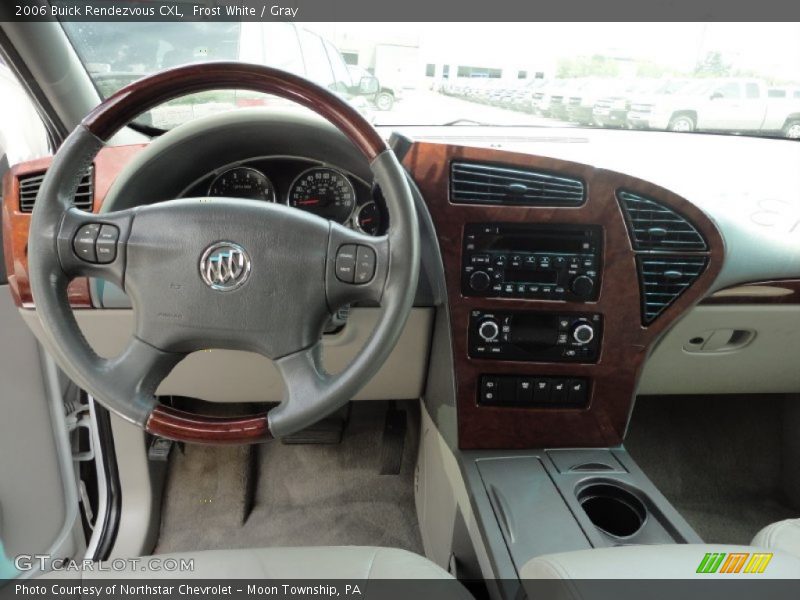Frost White / Gray 2006 Buick Rendezvous CXL
