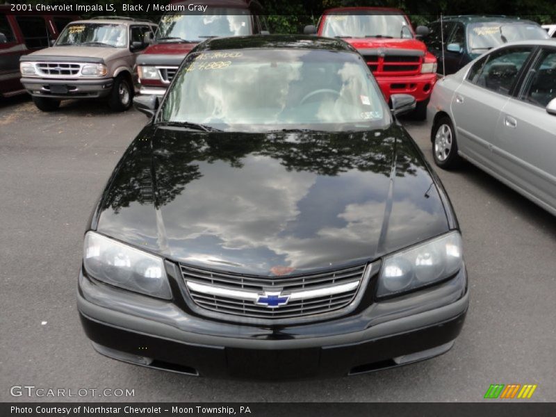 Black / Medium Gray 2001 Chevrolet Impala LS