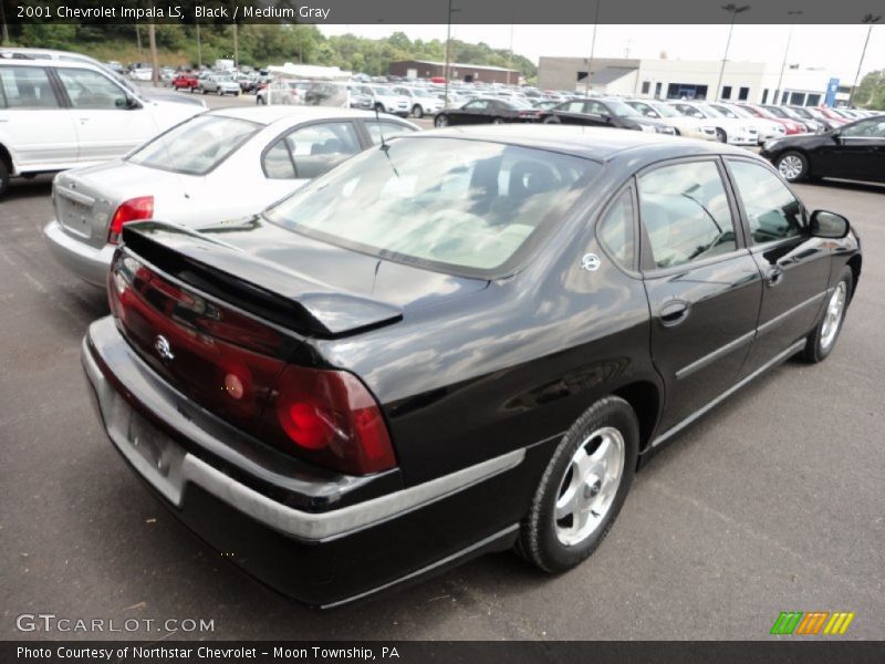 Black / Medium Gray 2001 Chevrolet Impala LS