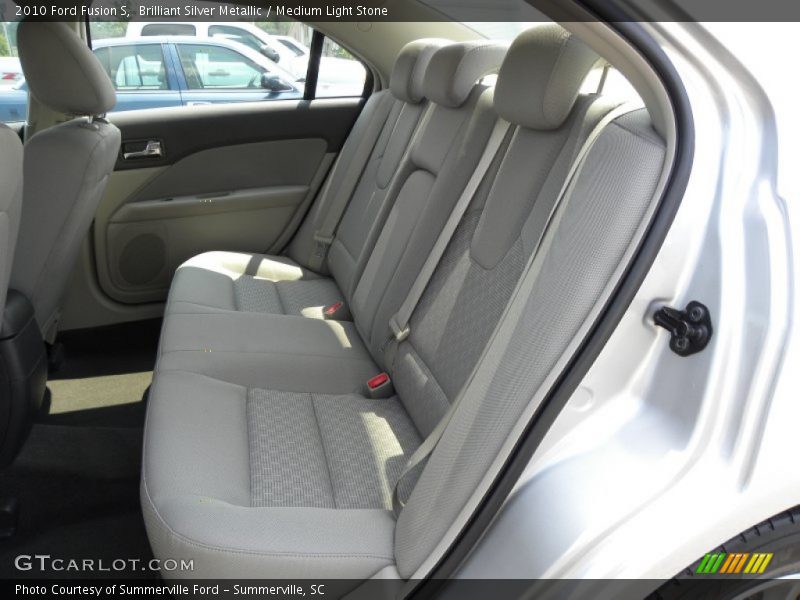  2010 Fusion S Medium Light Stone Interior