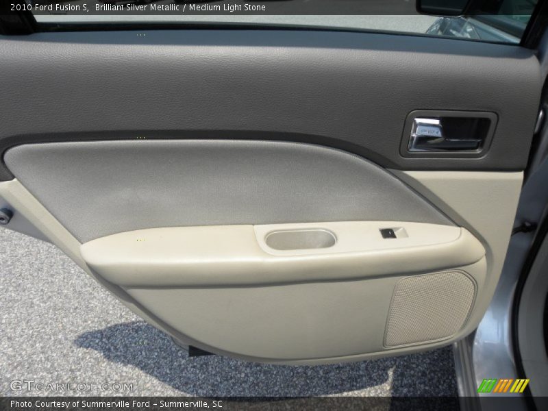 Brilliant Silver Metallic / Medium Light Stone 2010 Ford Fusion S