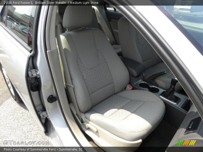  2010 Fusion S Medium Light Stone Interior