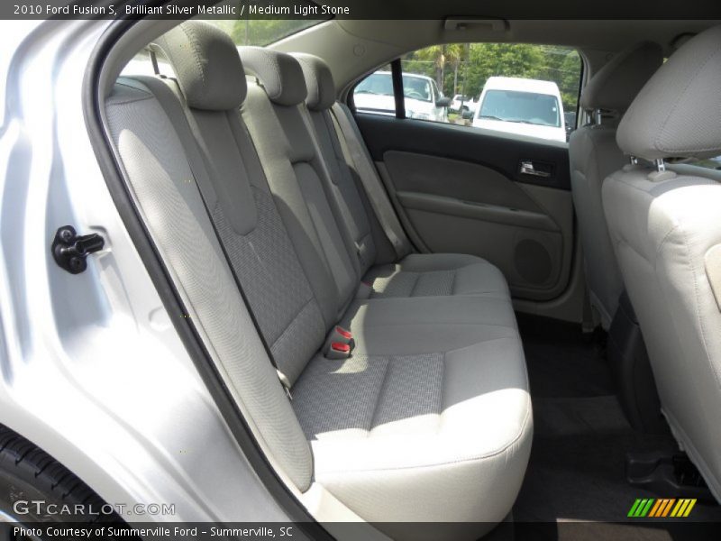  2010 Fusion S Medium Light Stone Interior