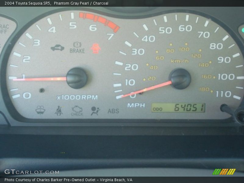 Phantom Gray Pearl / Charcoal 2004 Toyota Sequoia SR5