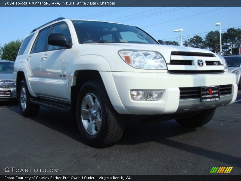 Natural White / Dark Charcoal 2004 Toyota 4Runner SR5 4x4