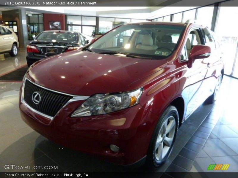Matador Red Mica / Parchment 2011 Lexus RX 350