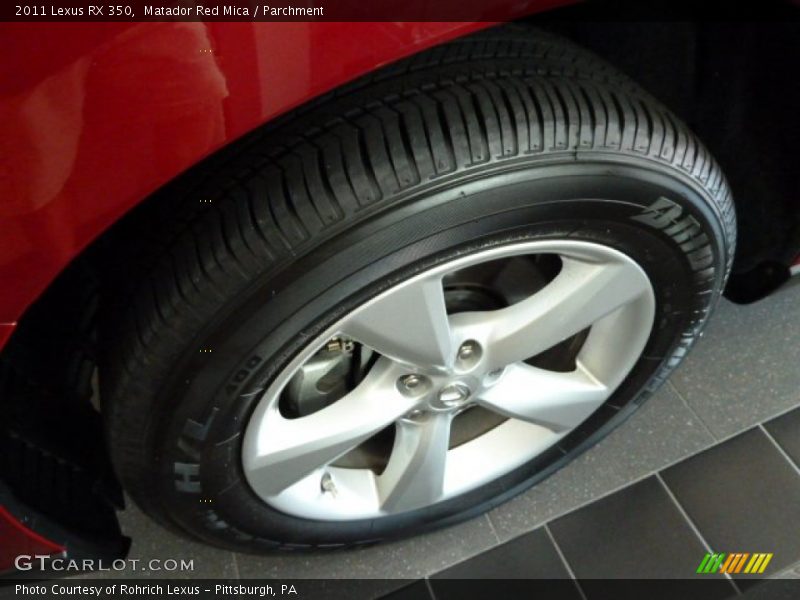 Matador Red Mica / Parchment 2011 Lexus RX 350