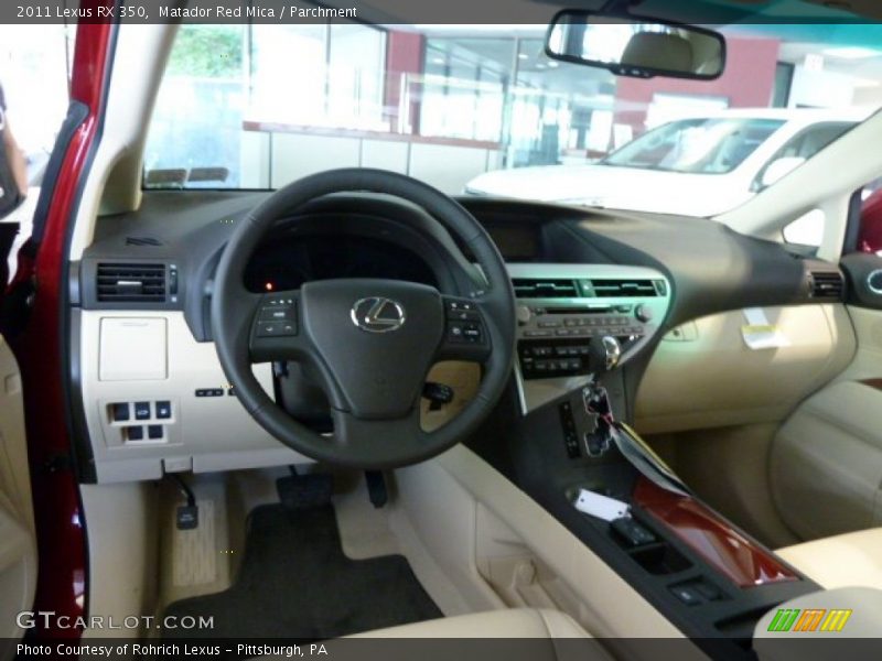 Matador Red Mica / Parchment 2011 Lexus RX 350