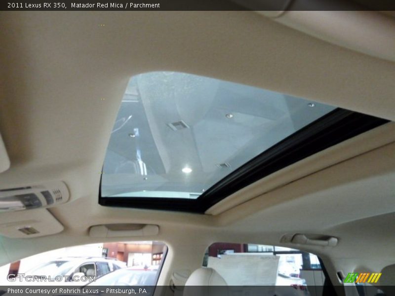 Matador Red Mica / Parchment 2011 Lexus RX 350