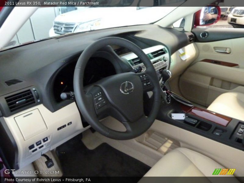  2011 RX 350 Parchment Interior