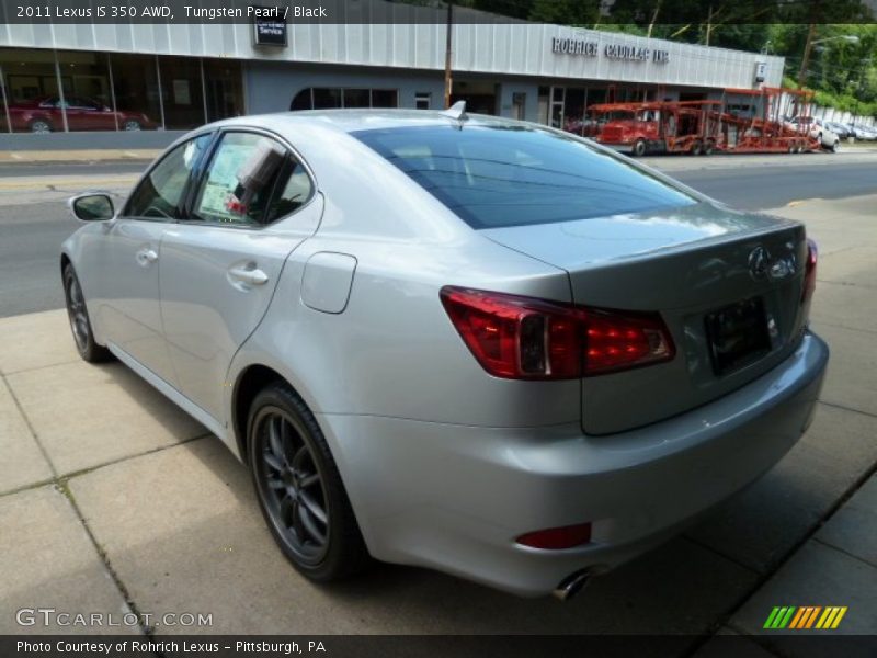 Tungsten Pearl / Black 2011 Lexus IS 350 AWD