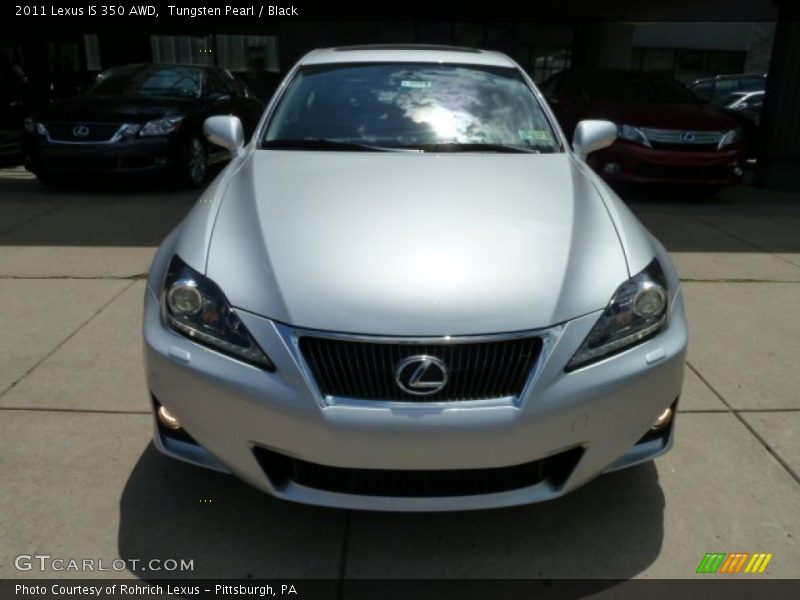 Tungsten Pearl / Black 2011 Lexus IS 350 AWD