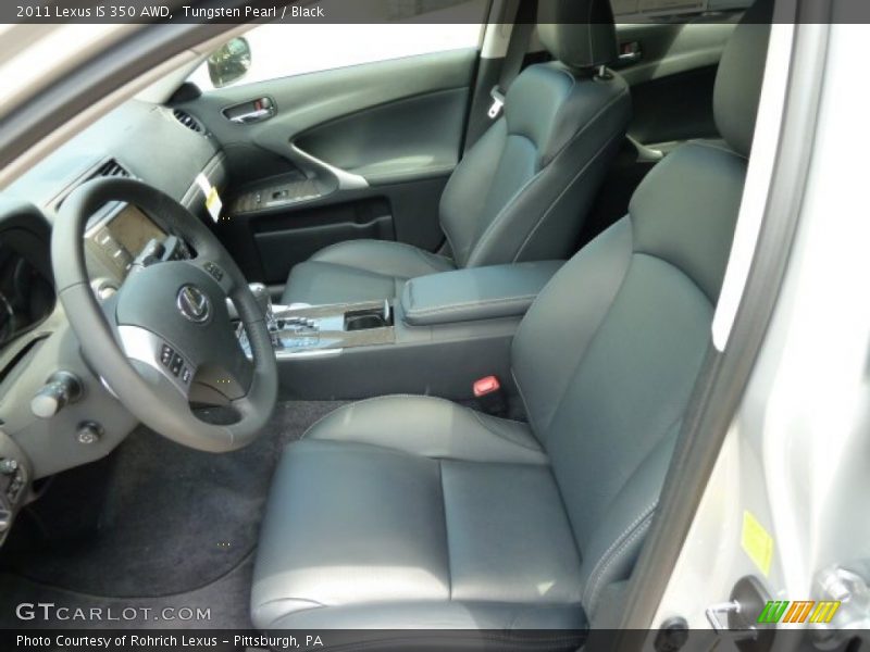  2011 IS 350 AWD Black Interior