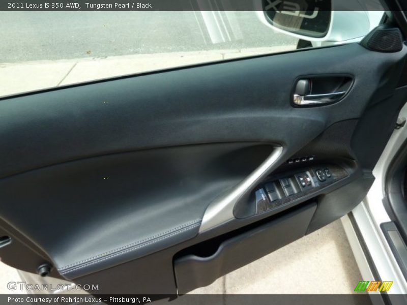 Tungsten Pearl / Black 2011 Lexus IS 350 AWD