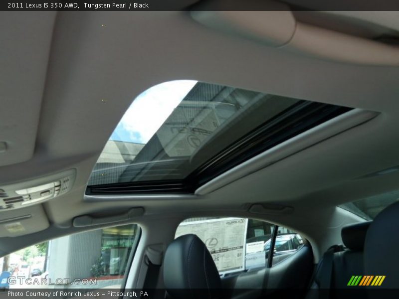 Tungsten Pearl / Black 2011 Lexus IS 350 AWD