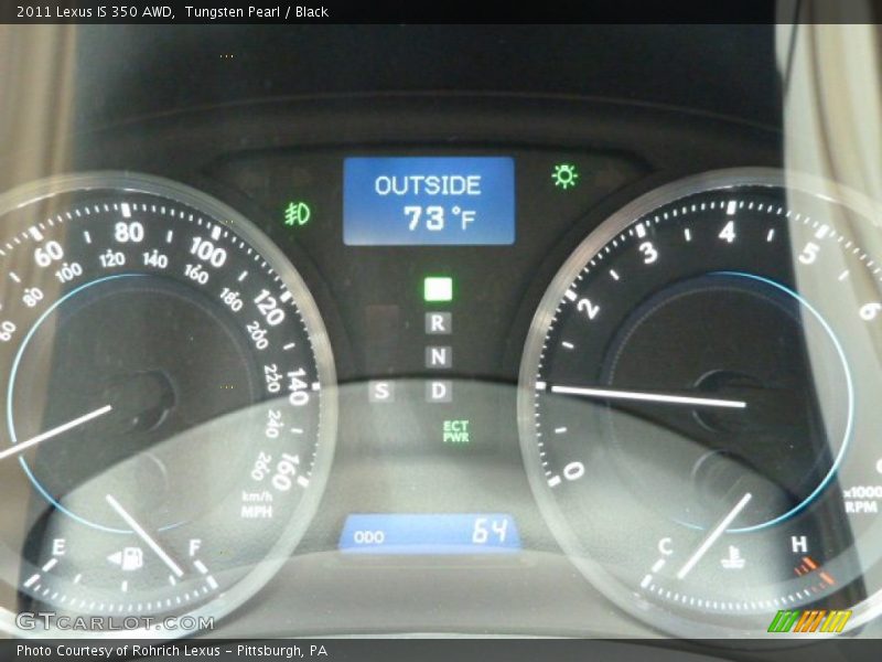 Tungsten Pearl / Black 2011 Lexus IS 350 AWD