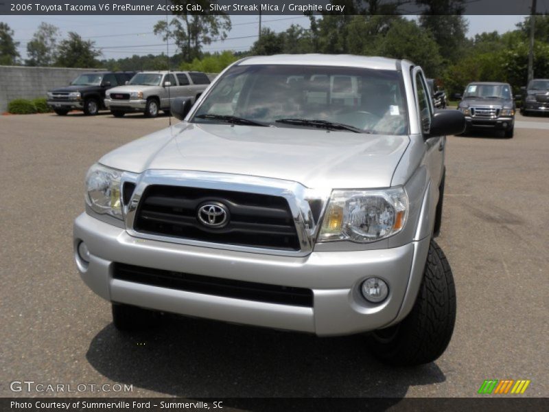 Silver Streak Mica / Graphite Gray 2006 Toyota Tacoma V6 PreRunner Access Cab