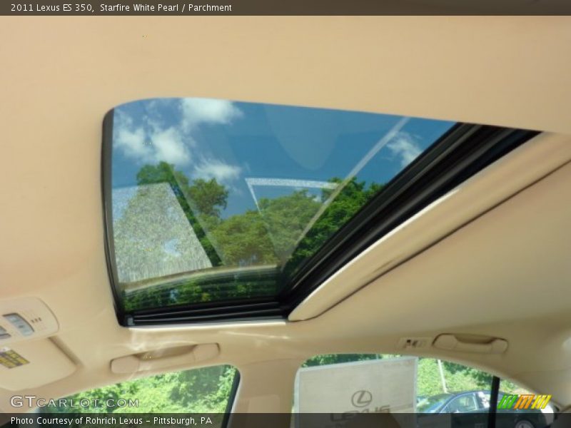 Starfire White Pearl / Parchment 2011 Lexus ES 350