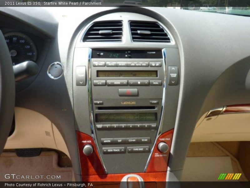 Starfire White Pearl / Parchment 2011 Lexus ES 350