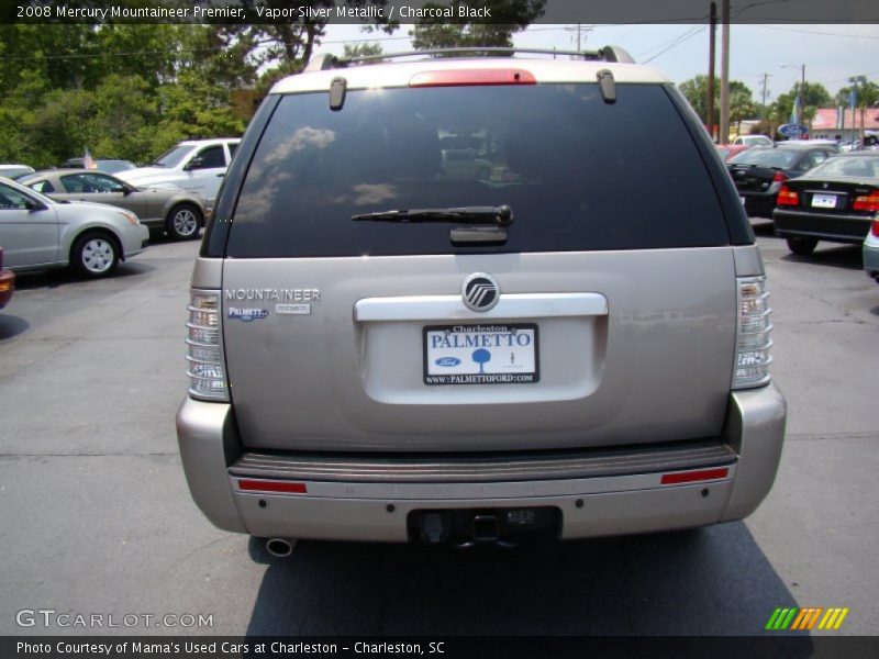 Vapor Silver Metallic / Charcoal Black 2008 Mercury Mountaineer Premier