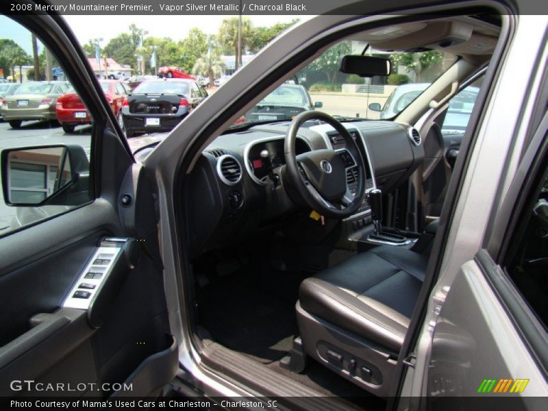 Vapor Silver Metallic / Charcoal Black 2008 Mercury Mountaineer Premier