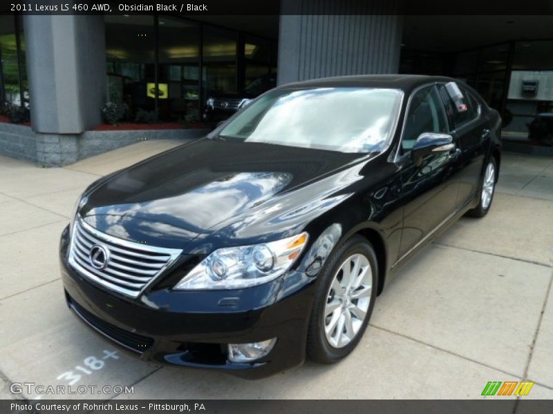 Obsidian Black / Black 2011 Lexus LS 460 AWD