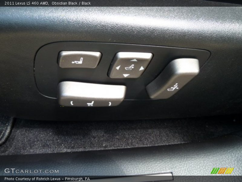 Obsidian Black / Black 2011 Lexus LS 460 AWD