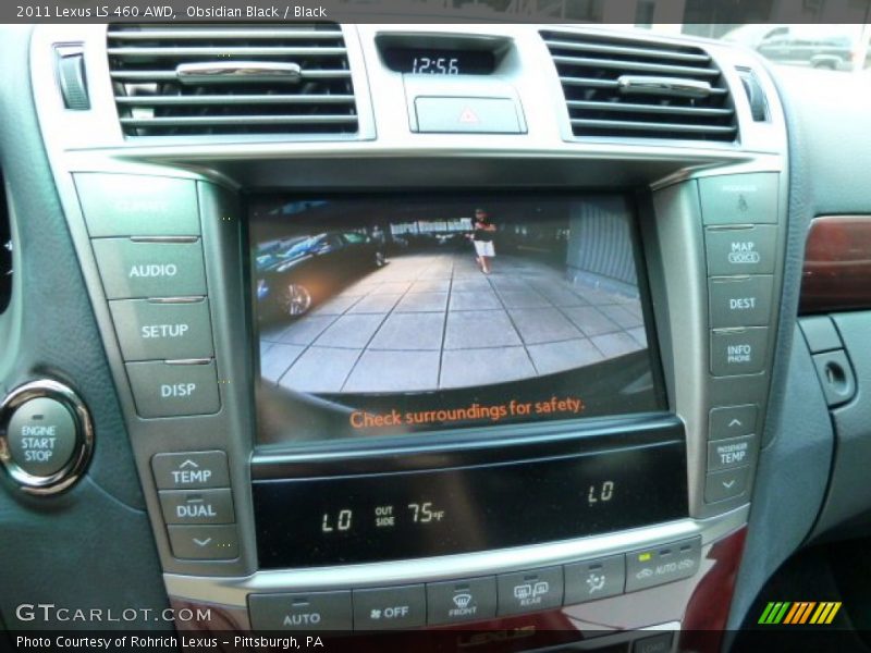 Obsidian Black / Black 2011 Lexus LS 460 AWD