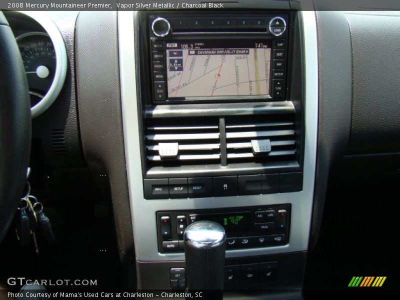 Vapor Silver Metallic / Charcoal Black 2008 Mercury Mountaineer Premier
