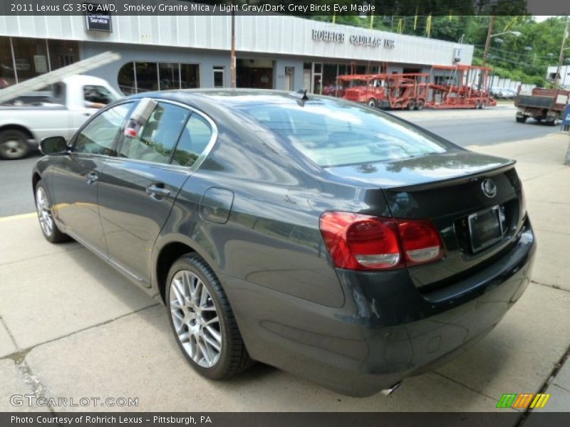 Smokey Granite Mica / Light Gray/Dark Grey Birds Eye Maple 2011 Lexus GS 350 AWD