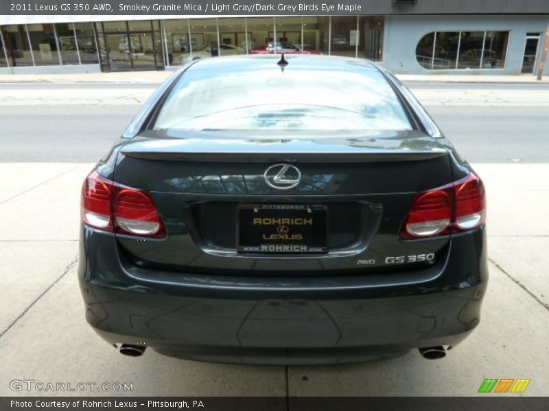 Smokey Granite Mica / Light Gray/Dark Grey Birds Eye Maple 2011 Lexus GS 350 AWD